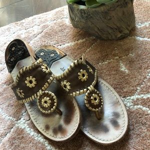 Brown Jack Rodgers Sandals size 9